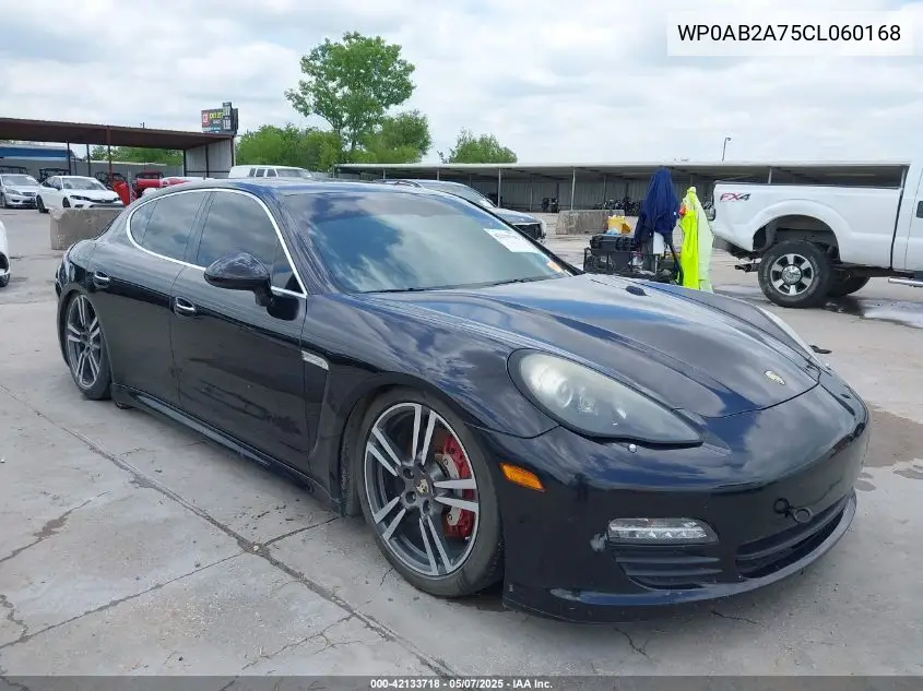 2012 Porsche Panamera S VIN: WP0AB2A75CL060168 Lot: 42133718