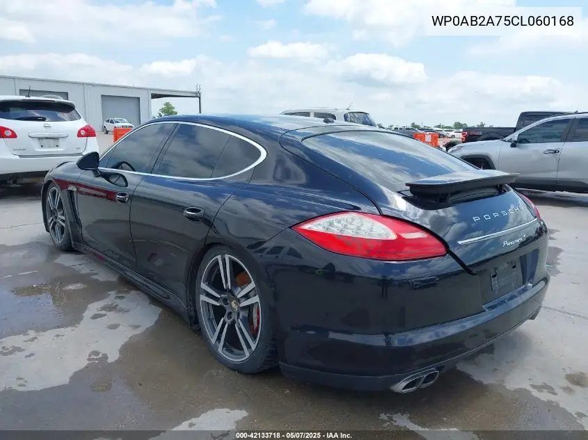 2012 Porsche Panamera S VIN: WP0AB2A75CL060168 Lot: 42133718