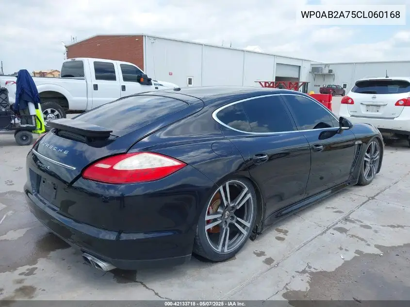 2012 Porsche Panamera S VIN: WP0AB2A75CL060168 Lot: 42133718