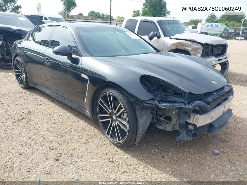 2012 Porsche Panamera S/4 VIN: WP0AB2A75CL060249 Lot: 42442701
