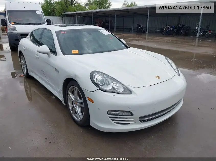 2013 Porsche Panamera 4 VIN: WP0AA2A75DL017860 Lot: 42157847