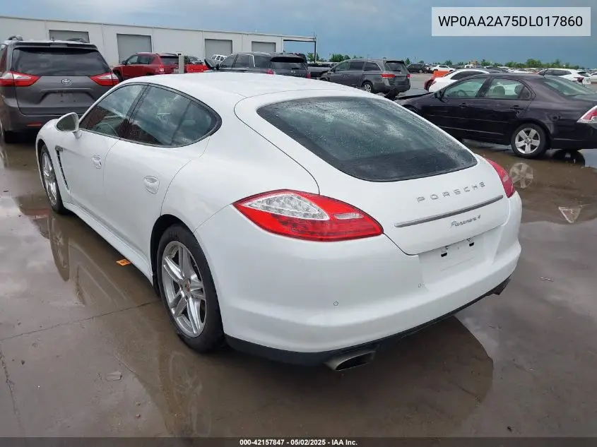 2013 Porsche Panamera 4 VIN: WP0AA2A75DL017860 Lot: 42157847