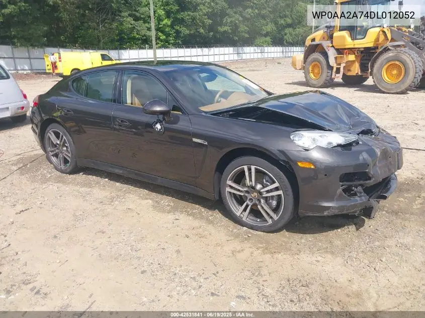 2013 Porsche Panamera 4 VIN: WP0AA2A74DL012052 Lot: 42531841