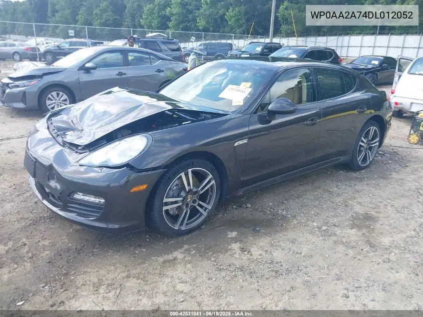 2013 Porsche Panamera 4 VIN: WP0AA2A74DL012052 Lot: 42531841