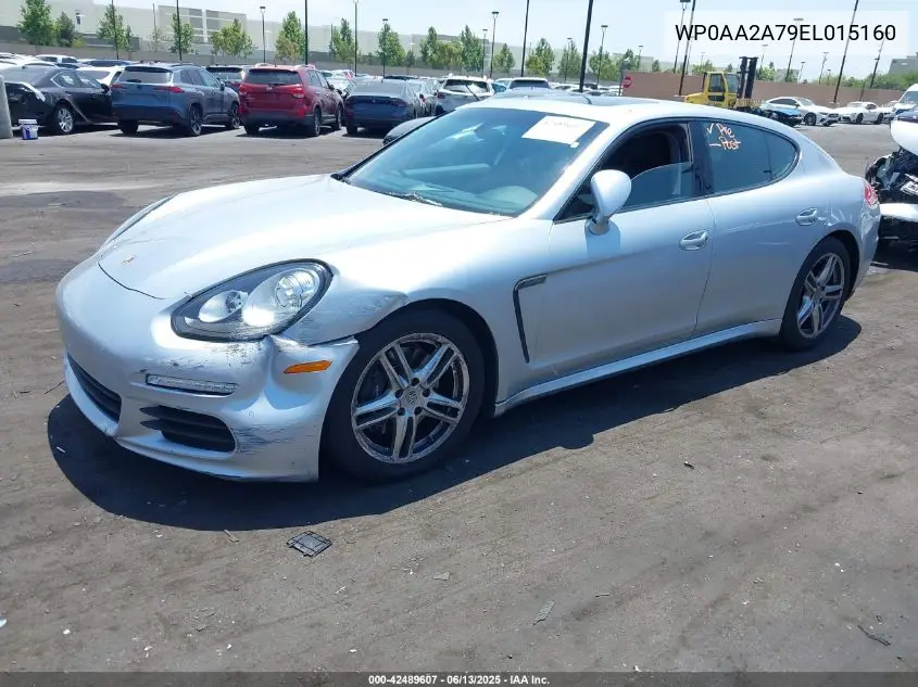 2014 Porsche Panamera 4 VIN: WP0AA2A79EL015160 Lot: 42489607