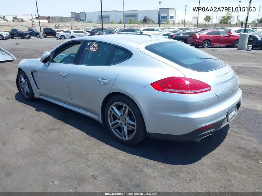 2014 Porsche Panamera 4 VIN: WP0AA2A79EL015160 Lot: 42489607