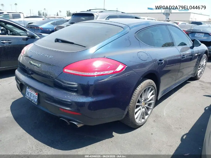 2014 Porsche Panamera E-Hybrid S VIN: WP0AD2A79EL044679 Lot: 42568320