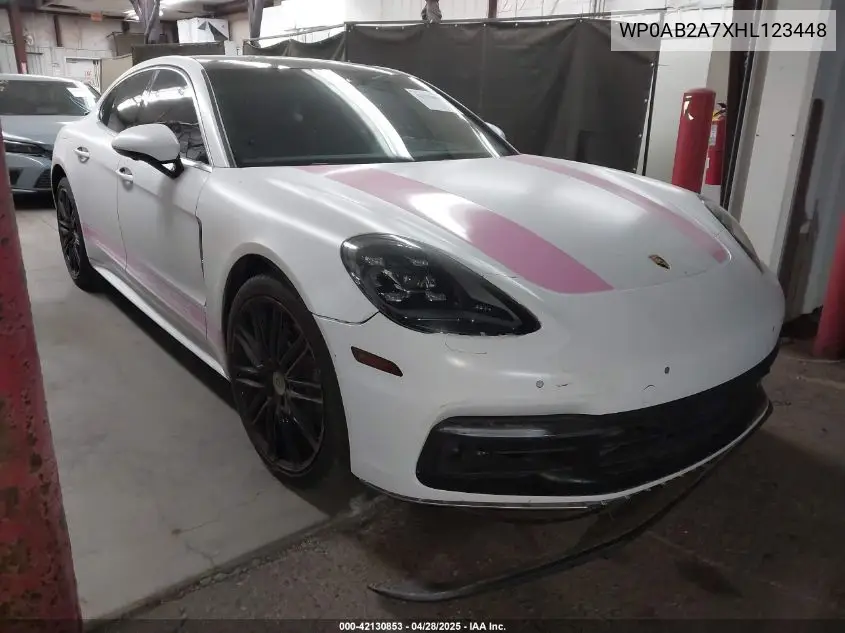 2017 Porsche Panamera 4S VIN: WP0AB2A7XHL123448 Lot: 42130853