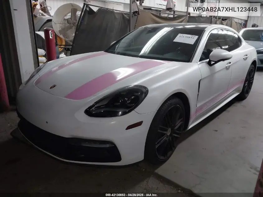 2017 Porsche Panamera 4S VIN: WP0AB2A7XHL123448 Lot: 42130853
