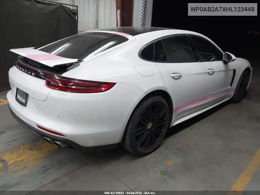 2017 Porsche Panamera 4S VIN: WP0AB2A7XHL123448 Lot: 42130853