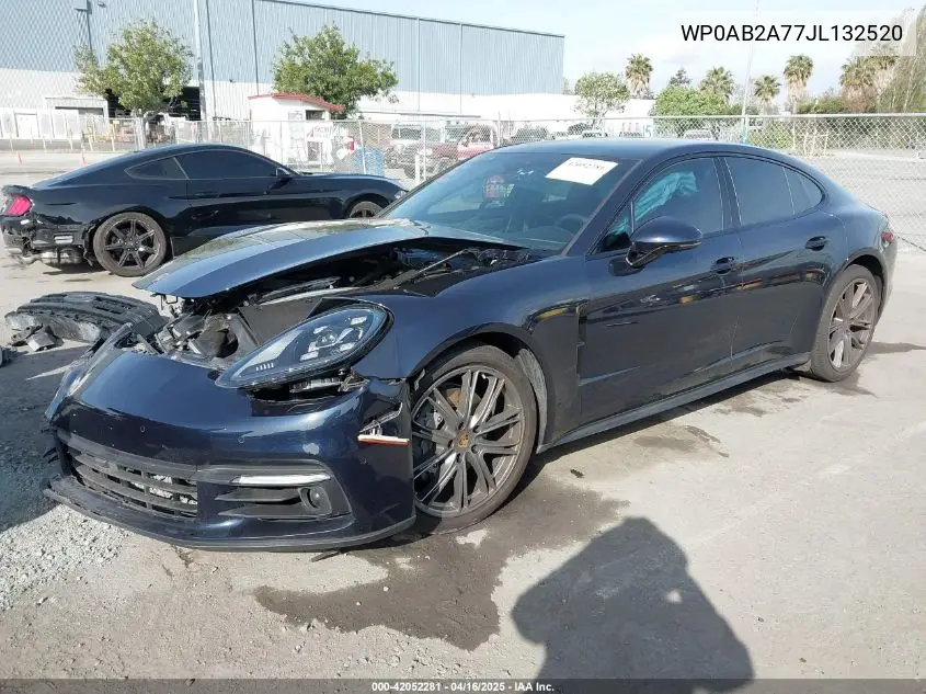 2018 Porsche Panamera 4S VIN: WP0AB2A77JL132520 Lot: 42052281