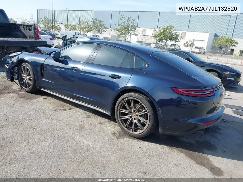 2018 Porsche Panamera 4S VIN: WP0AB2A77JL132520 Lot: 42052281