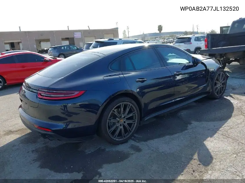 2018 Porsche Panamera 4S VIN: WP0AB2A77JL132520 Lot: 42052281