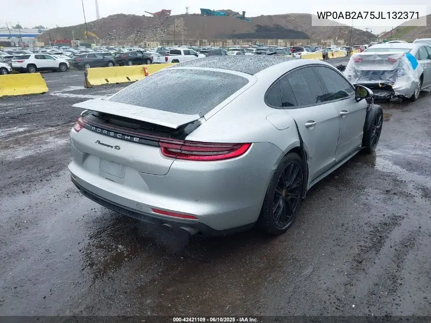 2018 Porsche Panamera 4S VIN: WP0AB2A75JL132371 Lot: 42421109