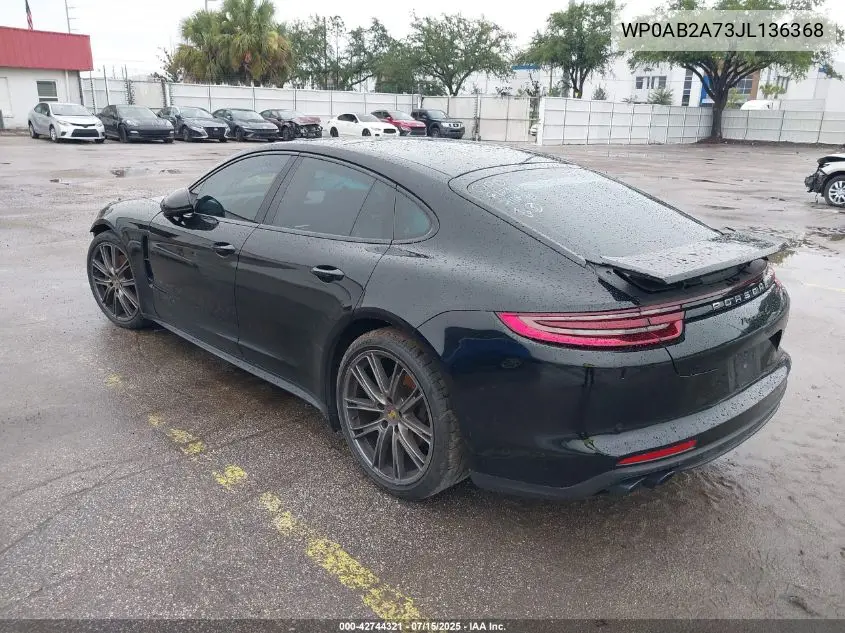 2018 Porsche Panamera 4S VIN: WP0AB2A73JL136368 Lot: 42744321