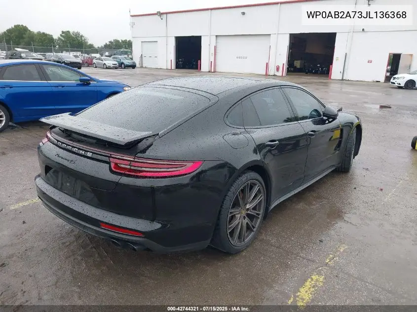 2018 Porsche Panamera 4S VIN: WP0AB2A73JL136368 Lot: 42744321