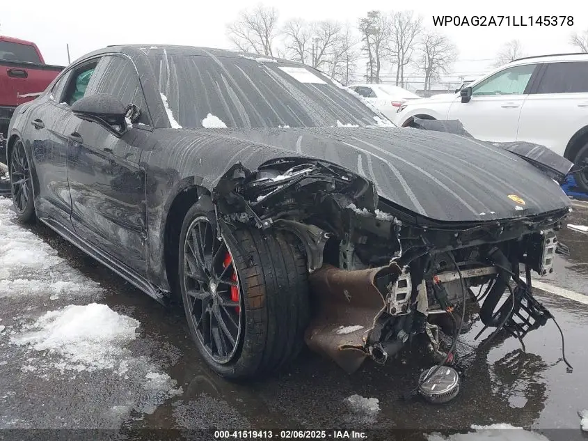 2020 Porsche Panamera Gts VIN: WP0AG2A71LL145378 Lot: 41519413