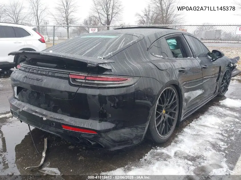 2020 Porsche Panamera Gts VIN: WP0AG2A71LL145378 Lot: 41519413