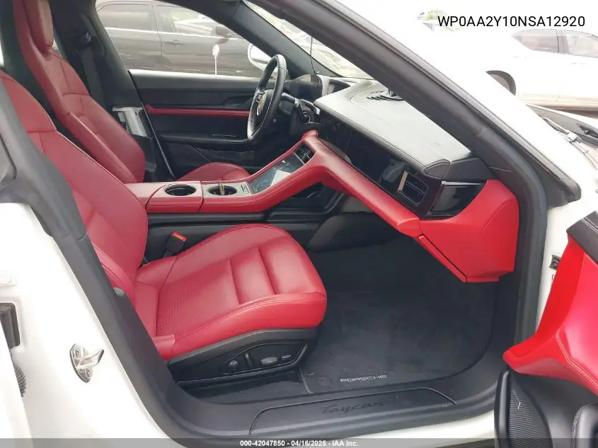 2022 Porsche Taycan VIN: WP0AA2Y10NSA12920 Lot: 42047850