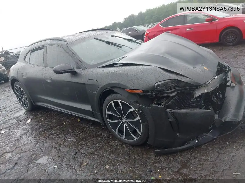 2022 Porsche Taycan Cross Turismo 4 VIN: WP0BA2Y13NSA67396 Lot: 42377958