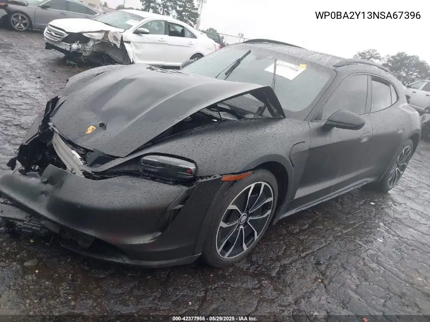 2022 Porsche Taycan Cross Turismo 4 VIN: WP0BA2Y13NSA67396 Lot: 42377958