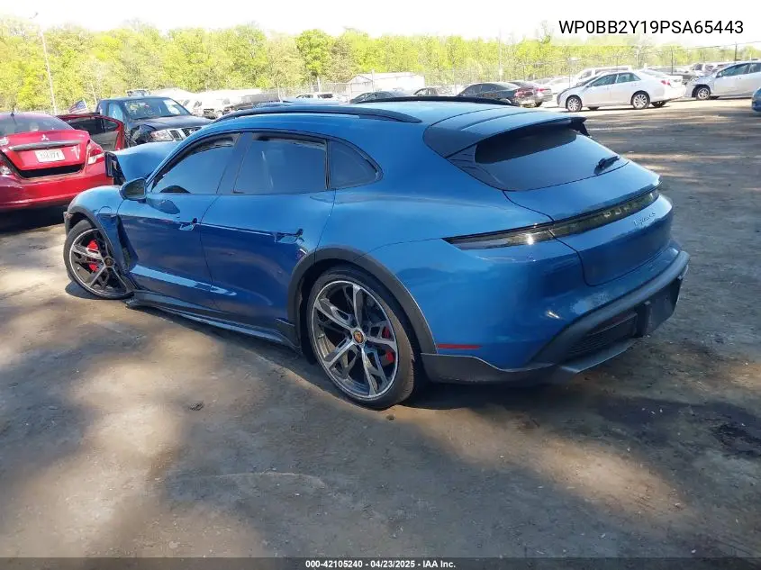 2023 Porsche Taycan Cross Turismo 4S VIN: WP0BB2Y19PSA65443 Lot: 42105240