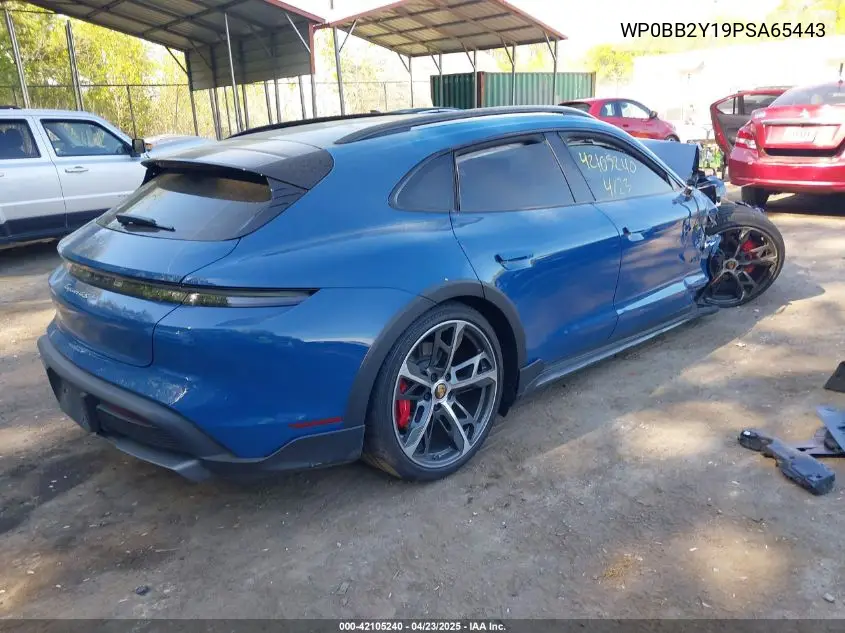 2023 Porsche Taycan Cross Turismo 4S VIN: WP0BB2Y19PSA65443 Lot: 42105240