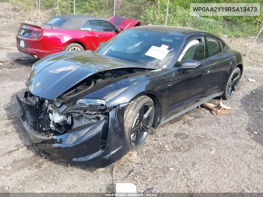 2024 Porsche Taycan VIN: WP0AA2Y19RSA13473 Lot: 41991992