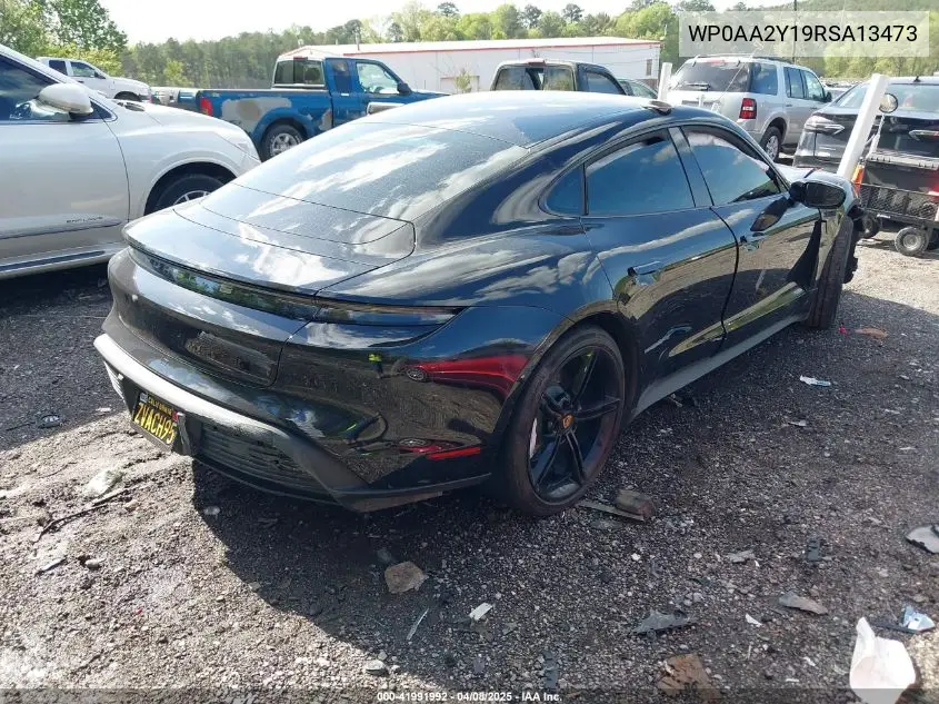 2024 Porsche Taycan VIN: WP0AA2Y19RSA13473 Lot: 41991992