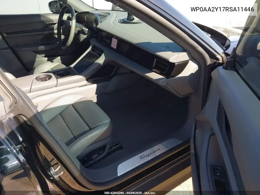 2024 Porsche Taycan VIN: WP0AA2Y17RSA11446 Lot: 42002260