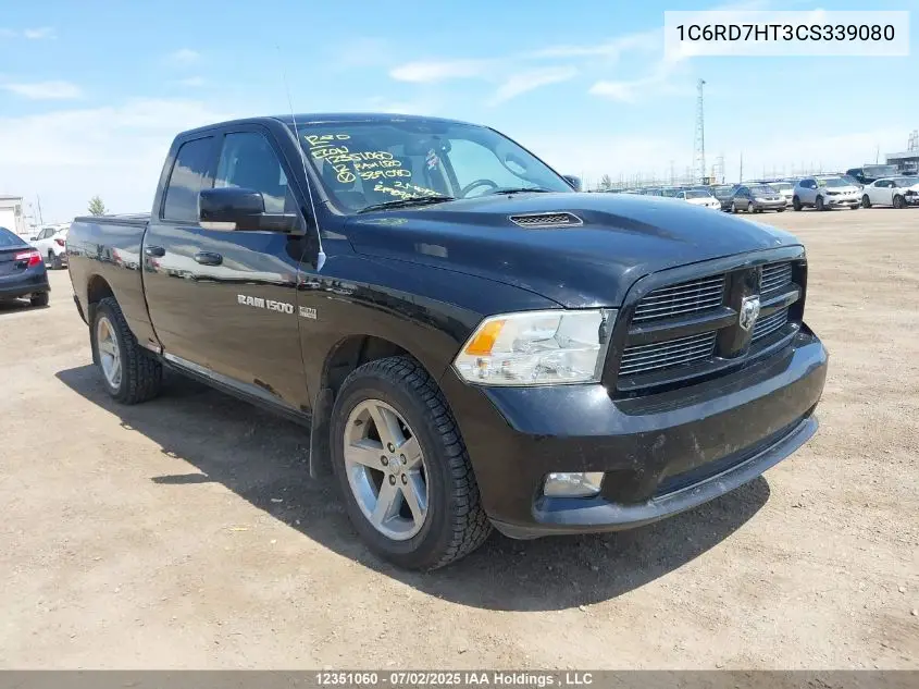 2012 Ram 1500 Sport VIN: 1C6RD7HT3CS339080 Lot: 12351060