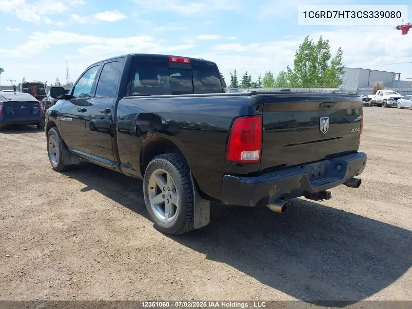 2012 Ram 1500 Sport VIN: 1C6RD7HT3CS339080 Lot: 12351060