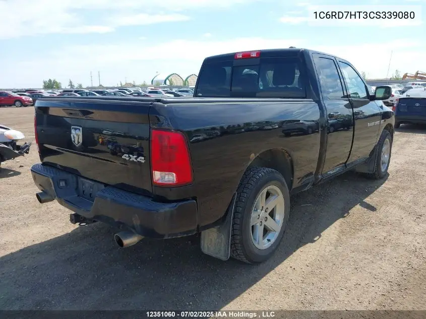 2012 Ram 1500 Sport VIN: 1C6RD7HT3CS339080 Lot: 12351060