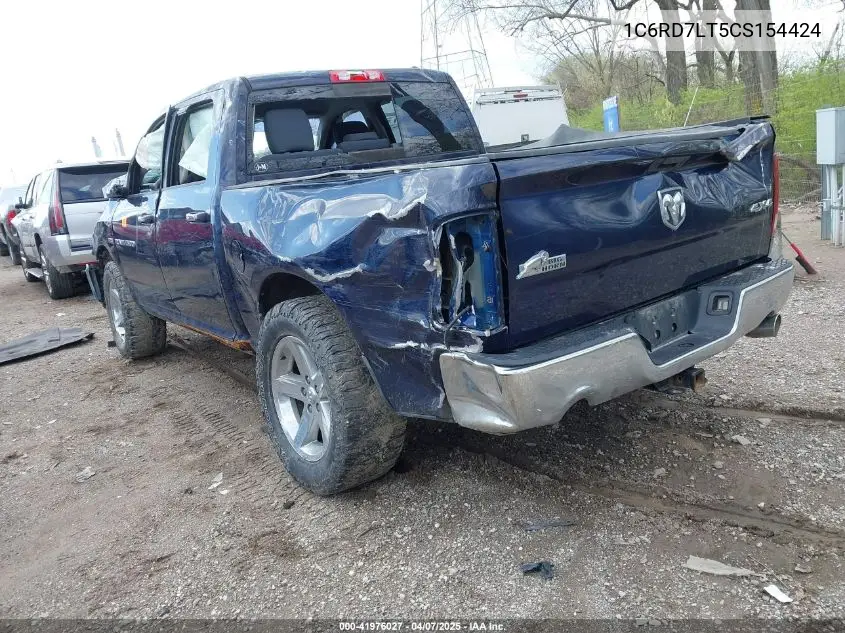 2012 Ram 1500 Slt VIN: 1C6RD7LT5CS154424 Lot: 41976027