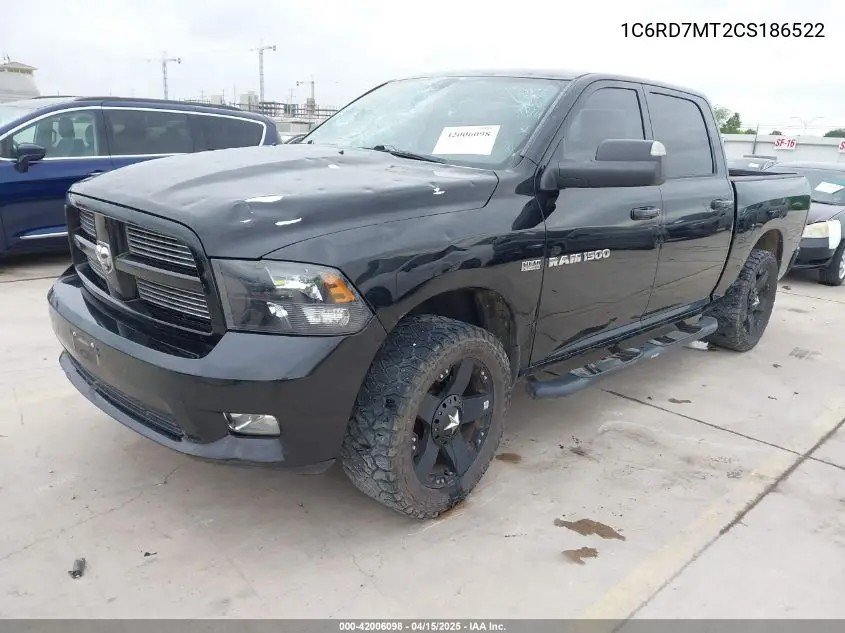 2012 Ram 1500 Sport VIN: 1C6RD7MT2CS186522 Lot: 42006098