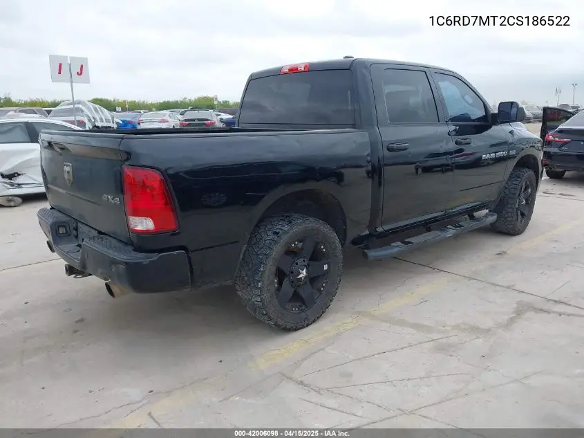2012 Ram 1500 Sport VIN: 1C6RD7MT2CS186522 Lot: 42006098