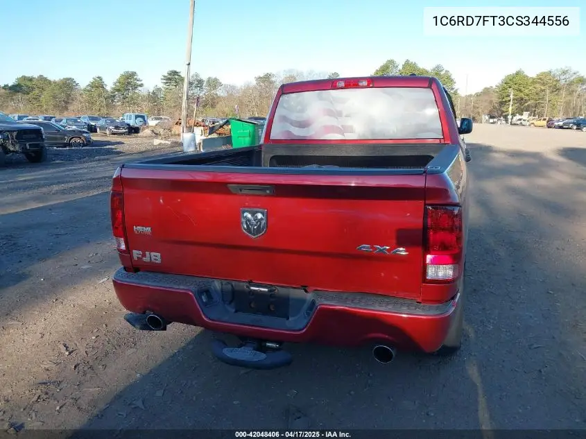 2012 Ram 1500 St VIN: 1C6RD7FT3CS344556 Lot: 42048406