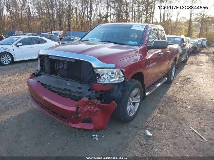 2012 Ram 1500 St VIN: 1C6RD7FT3CS344556 Lot: 42048406