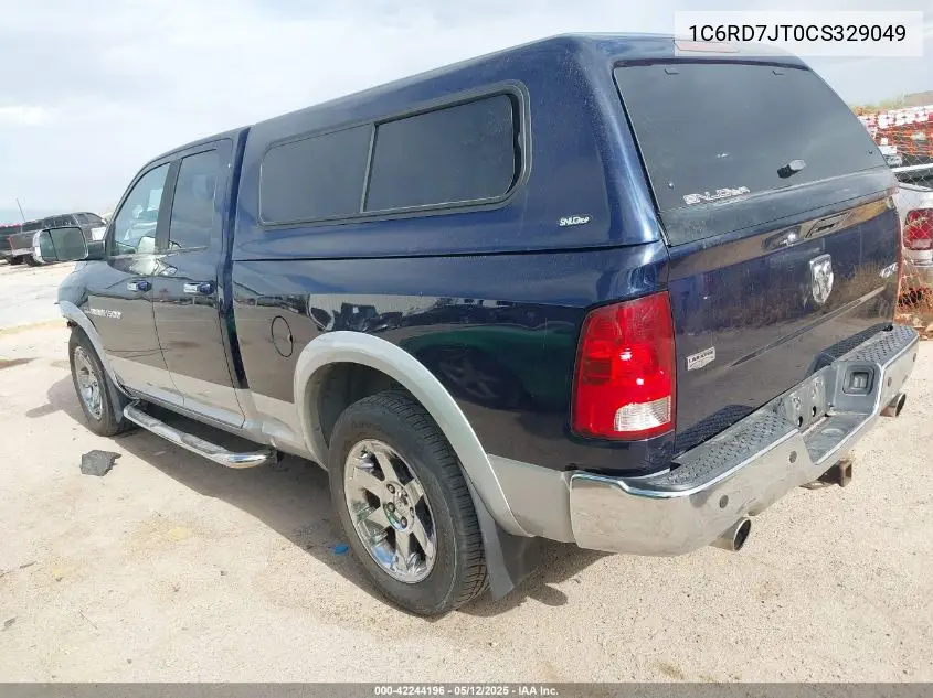 2012 Ram 1500 Laramie VIN: 1C6RD7JT0CS329049 Lot: 42244196