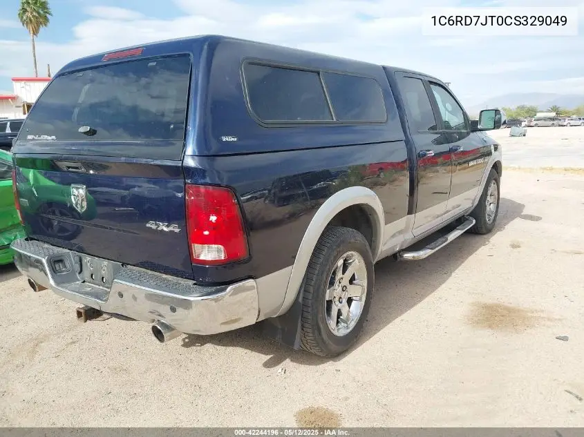 2012 Ram 1500 Laramie VIN: 1C6RD7JT0CS329049 Lot: 42244196