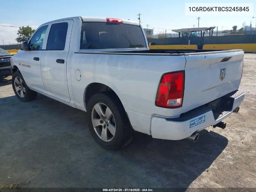 2012 Ram 1500 St VIN: 1C6RD6KT8CS245845 Lot: 42724120