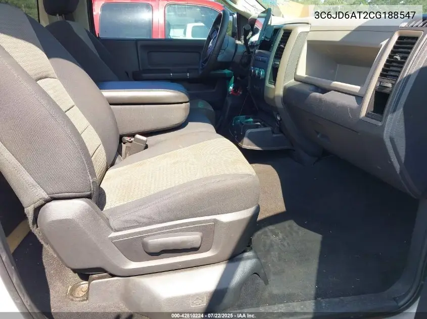 2012 Ram 1500 St VIN: 3C6JD6AT2CG188547 Lot: 42810224