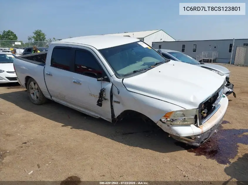 2012 Ram 1500 Slt VIN: 1C6RD7LT8CS123801 Lot: 42812943