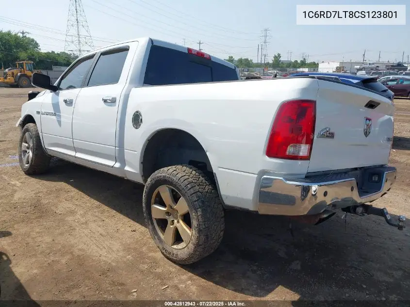 2012 Ram 1500 Slt VIN: 1C6RD7LT8CS123801 Lot: 42812943