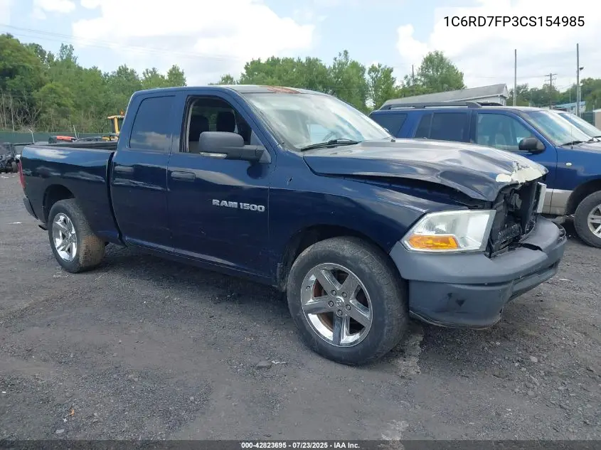 1C6RD7FP3CS154985 2012 Ram 1500 St