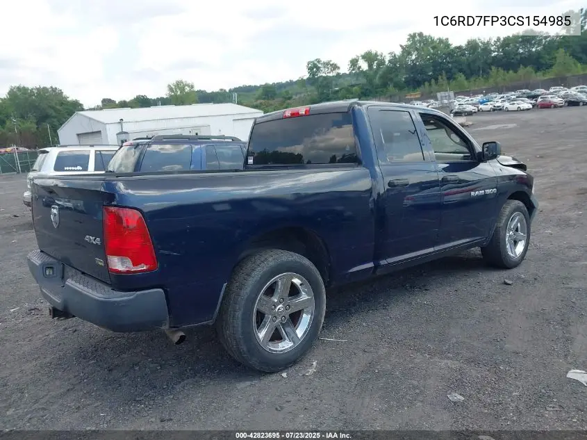 1C6RD7FP3CS154985 2012 Ram 1500 St
