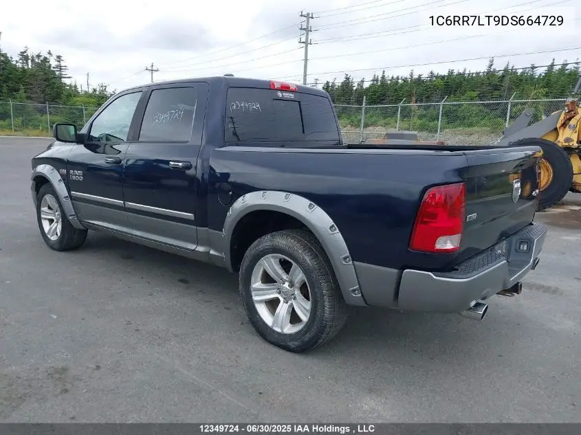 2013 Ram 1500 Slt VIN: 1C6RR7LT9DS664729 Lot: 12349724