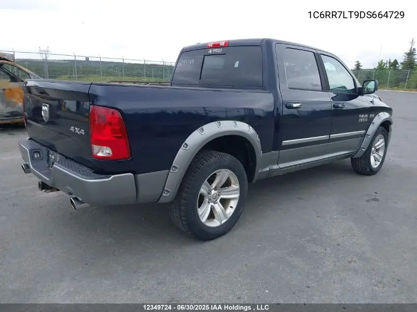 2013 Ram 1500 Slt VIN: 1C6RR7LT9DS664729 Lot: 12349724