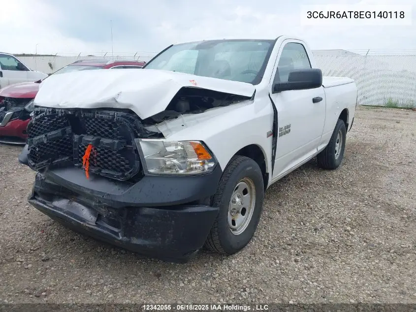 2014 Ram 1500 St VIN: 3C6JR6AT8EG140118 Lot: 12342055