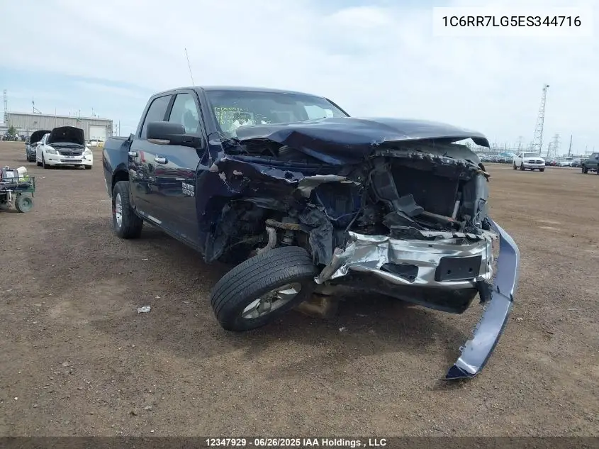 2014 Ram 1500 Slt VIN: 1C6RR7LG5ES344716 Lot: 12347929